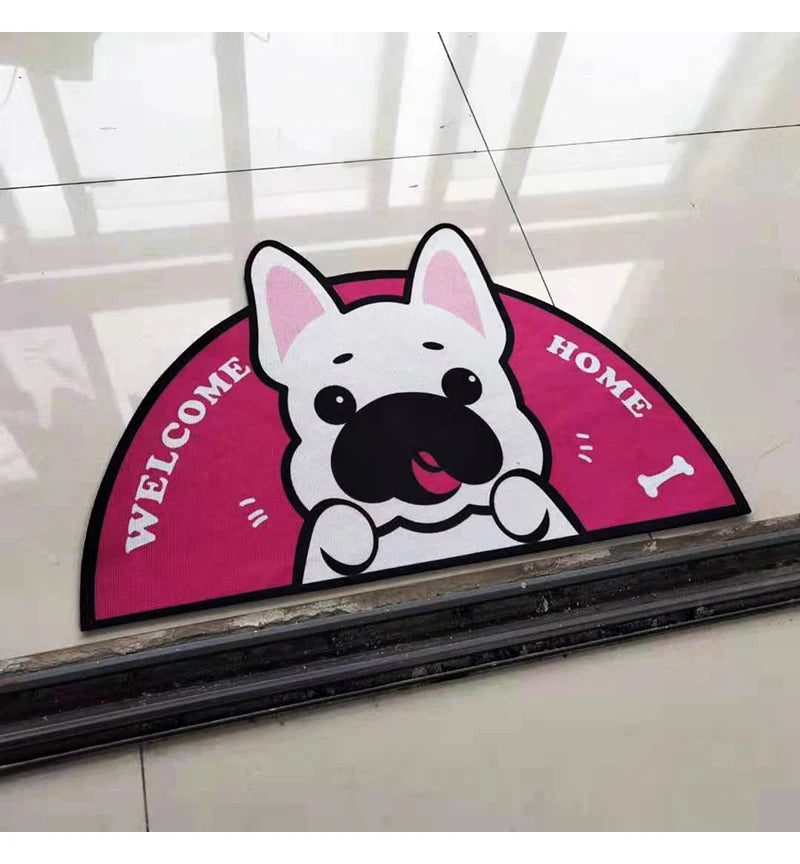Semicircle Cartoon Door Mat