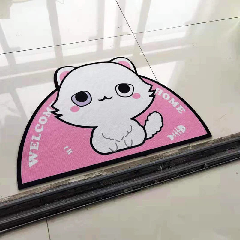Semicircle Cartoon Door Mat