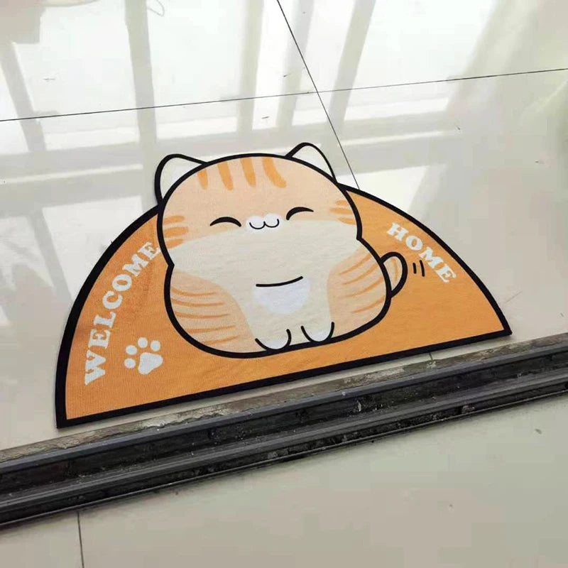 Semicircle Cartoon Door Mat