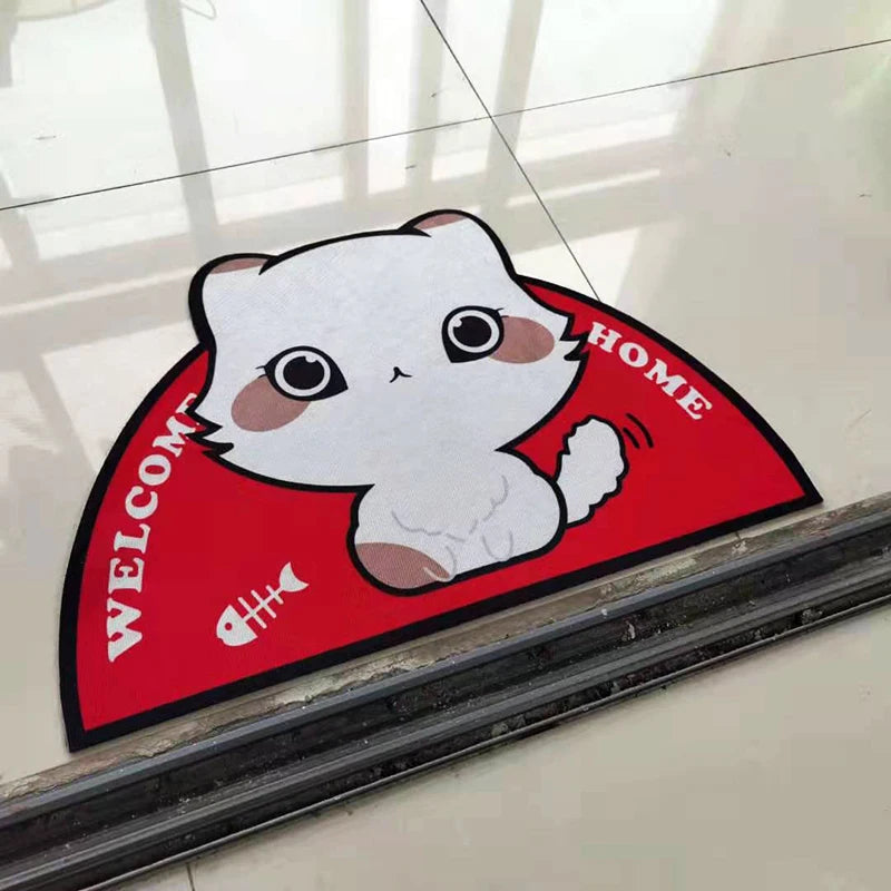Semicircle Cartoon Door Mat