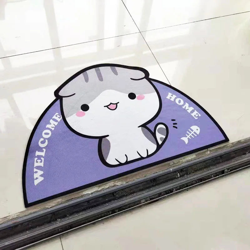 Semicircle Cartoon Door Mat