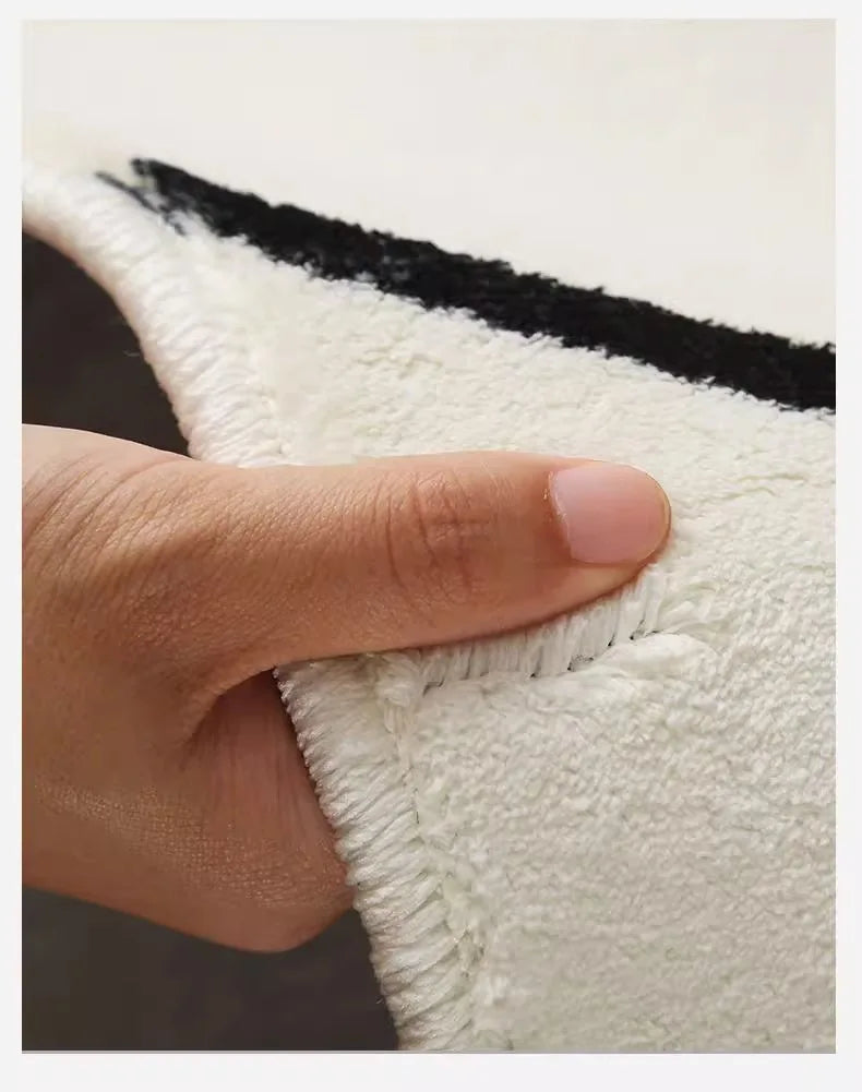 Black White Cashmere Carpet