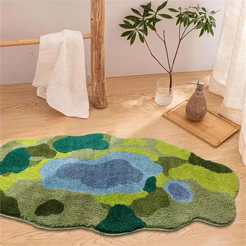 Nordic Green Moss Carpet