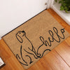 Hi Bye Cats Doormat