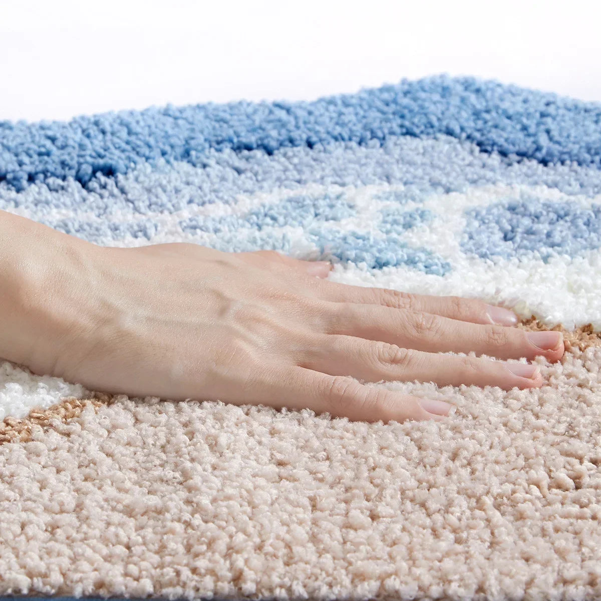 Hand-Tufted Wave Area Rug