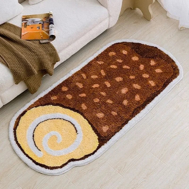 Cute Bread Shaped Carpet