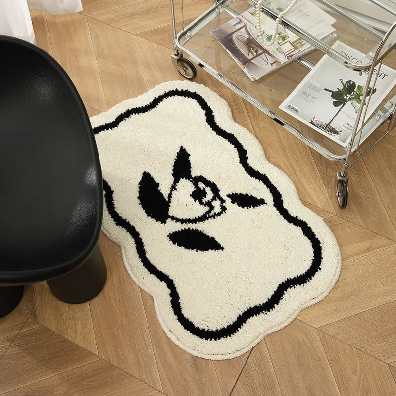 Black White Cashmere Carpet