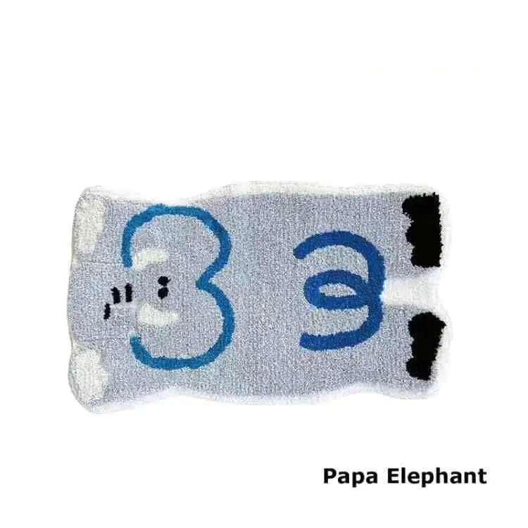 Cartoon Animal Cashmere Rug
