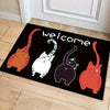 Cartoon Cat Pattern Mat