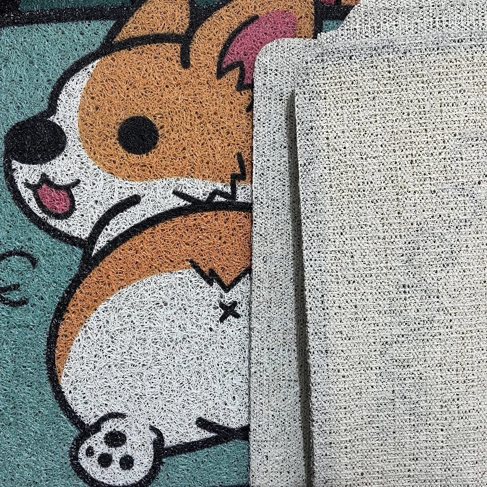 Cartoon Corgi Welcome Doormat