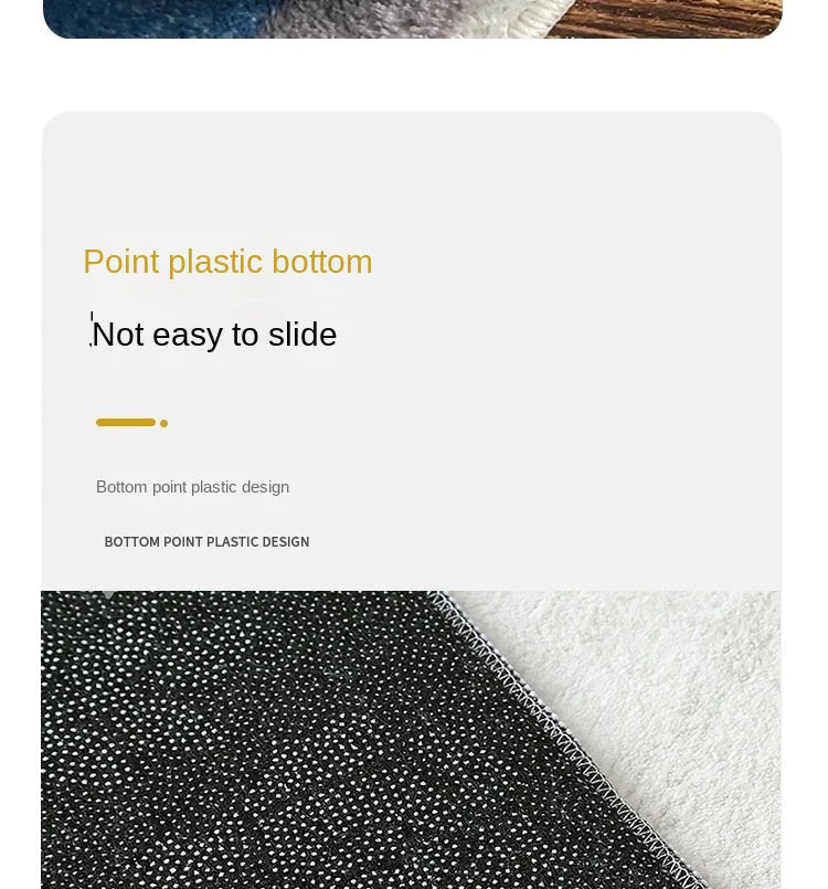 Simple Flower Cashmere Carpet