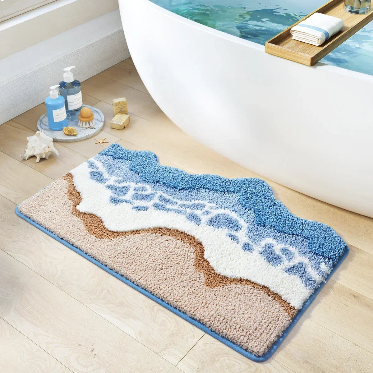 Hand-Tufted Wave Area Rug