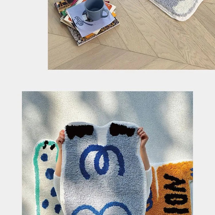 Cartoon Animal Cashmere Rug