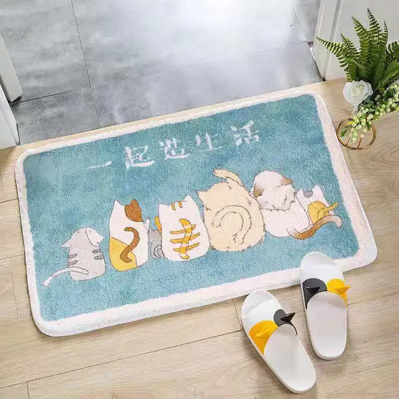 Cute Washable Bathroom Mat