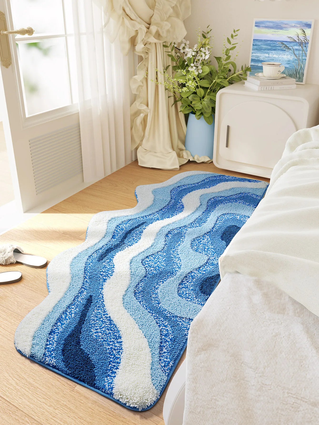 Hand-Tufted Wave Area Rug