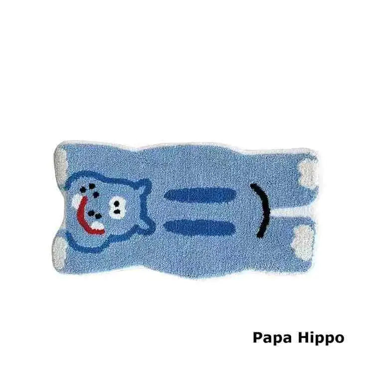 Cartoon Animal Cashmere Rug