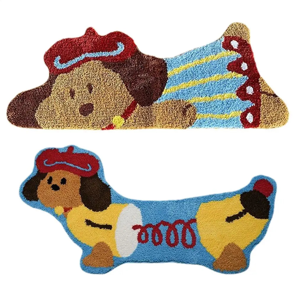 Hugging Cat Bathroom Rug