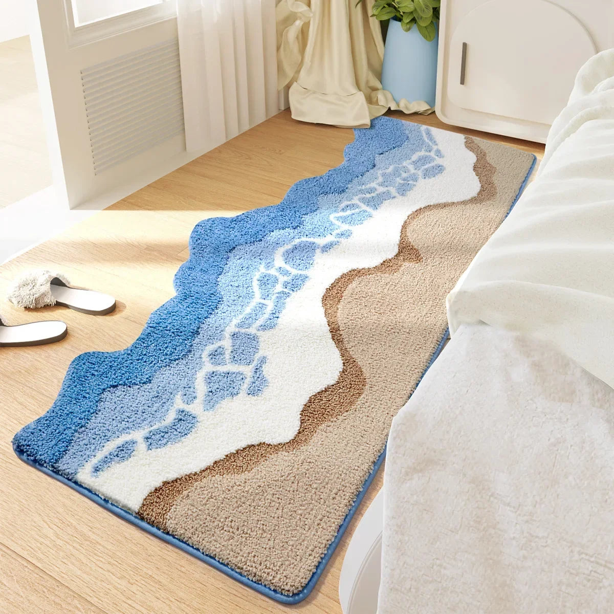 Hand-Tufted Wave Area Rug