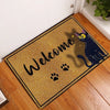 Hi Bye Cats Doormat