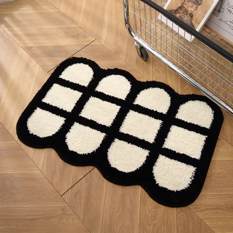 Black White Cashmere Carpet
