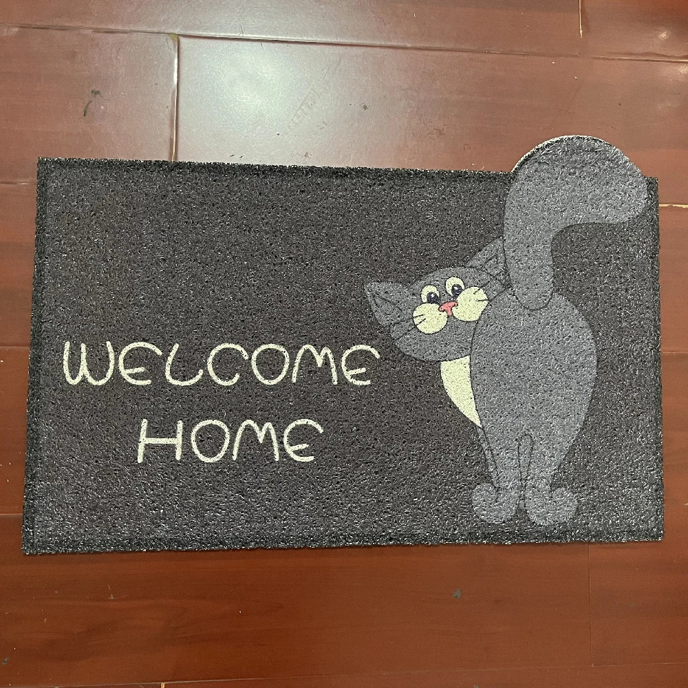 Cartoon Corgi Welcome Doormat
