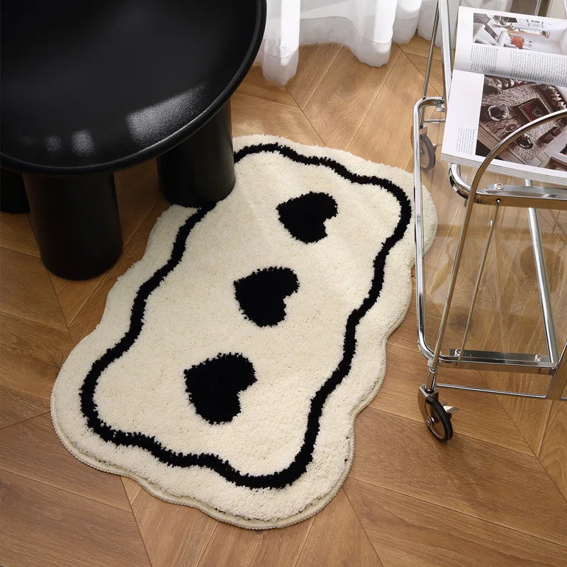 Black White Cashmere Carpet