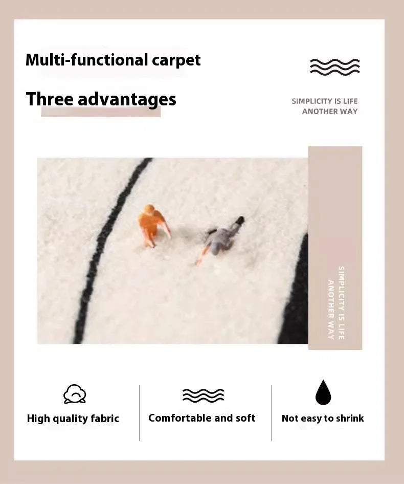Black White Cashmere Carpet