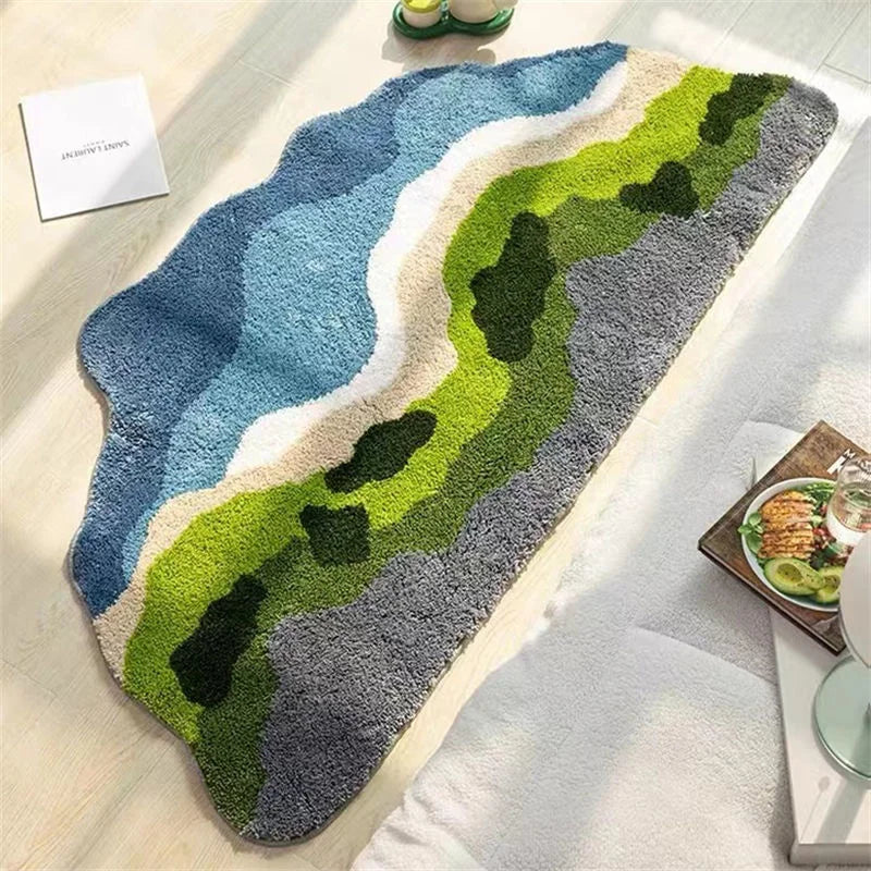 Nordic Green Moss Carpet