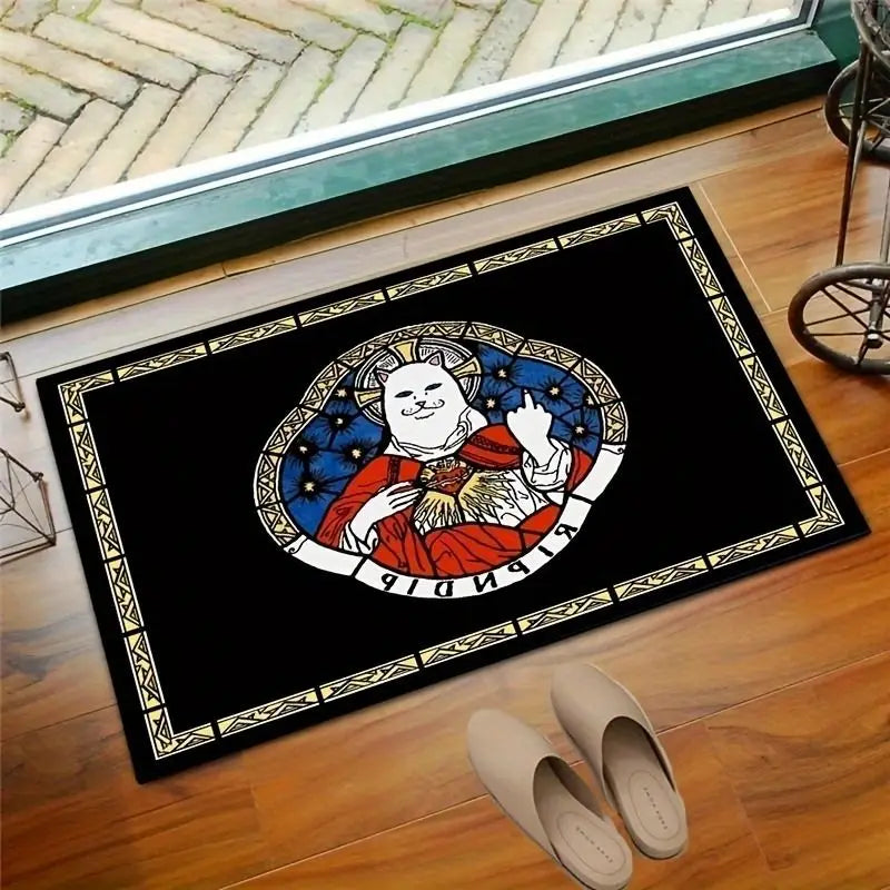 Cartoon Cat Pattern Mat