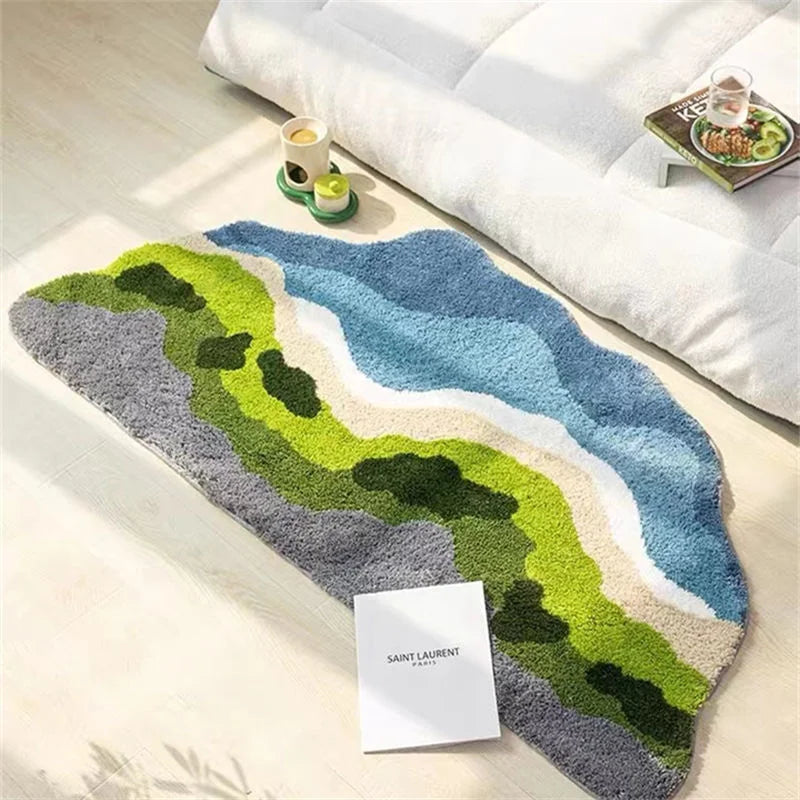 Nordic Green Moss Carpet