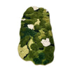 Forest Moss Flocked Rug