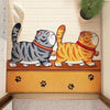 Cat Dog Welcome Mat