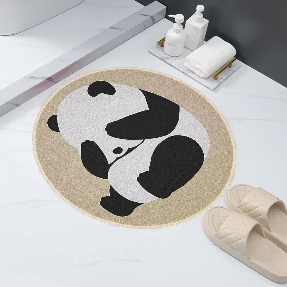 Hugging Cat Bathroom Rug