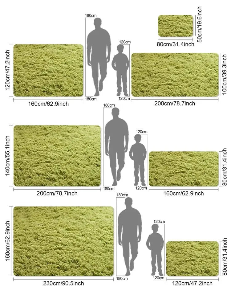 Cute Cartoon Cashmere Carpet