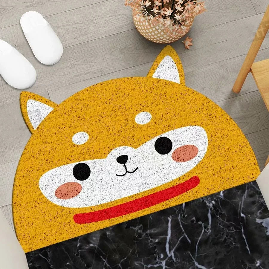Cartoon Semicircle Entrance Mat