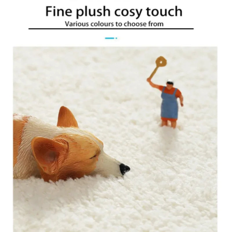 Cute Cartoon Cashmere Carpet