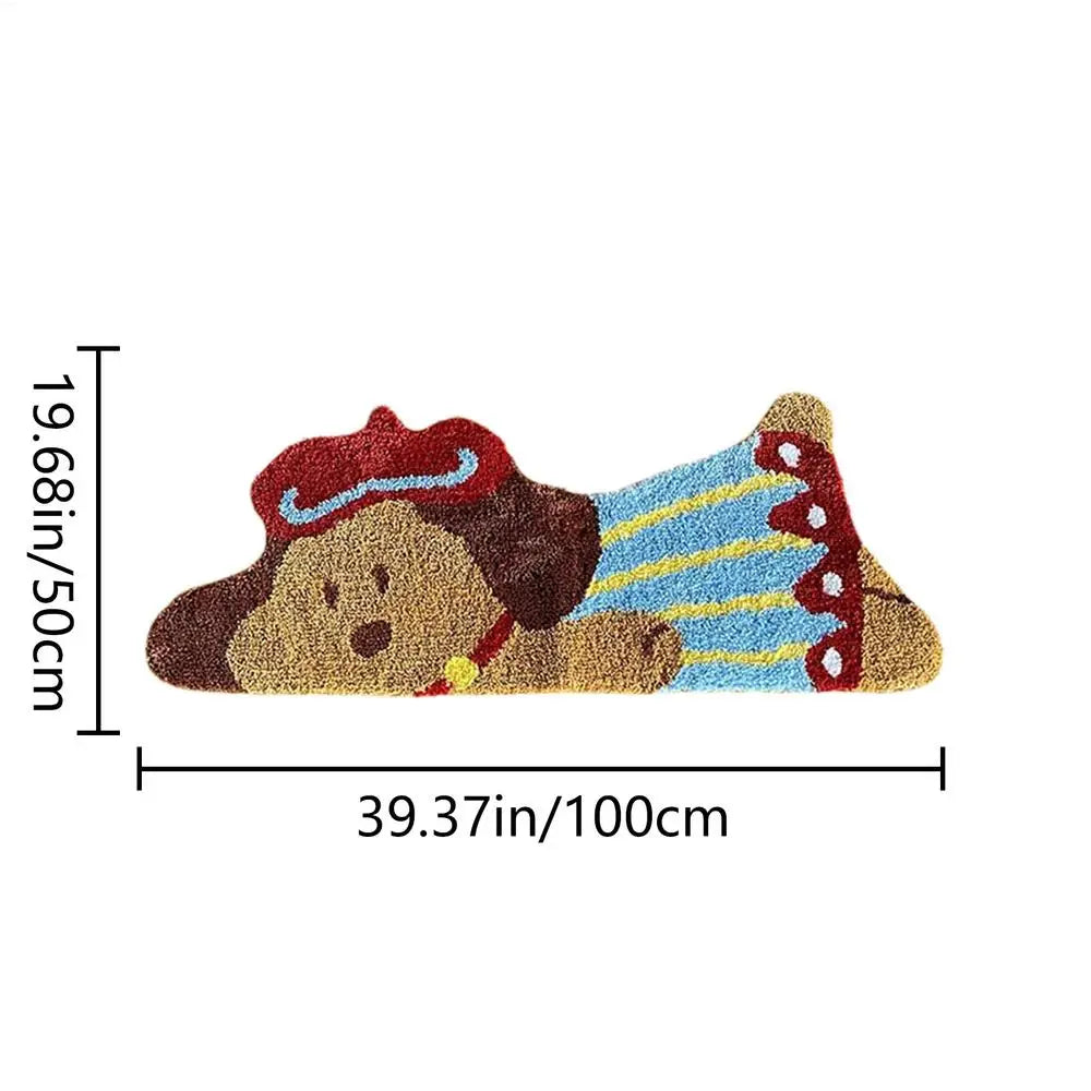 Hugging Cat Bathroom Rug