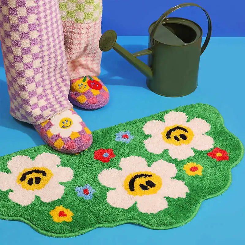 Cute Cartoon Cashmere Carpet