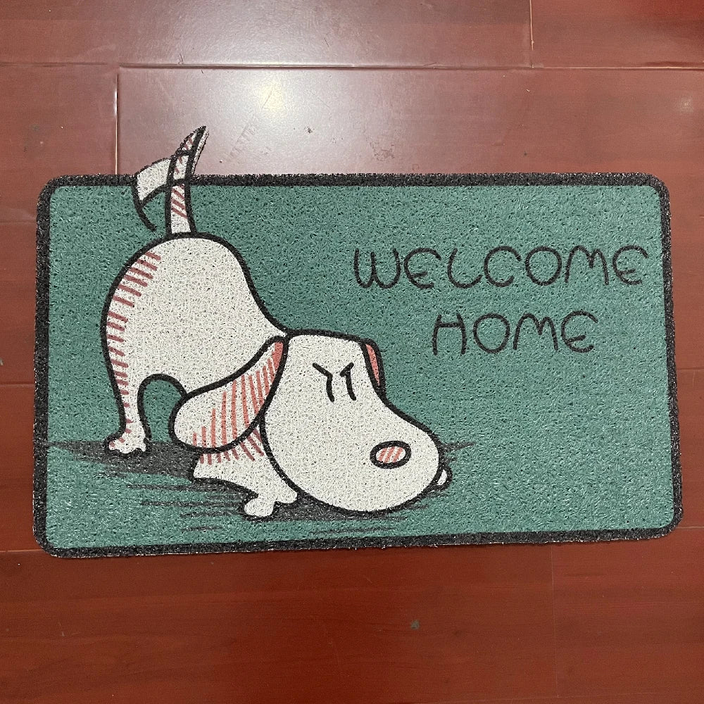 Cartoon Corgi Welcome Doormat