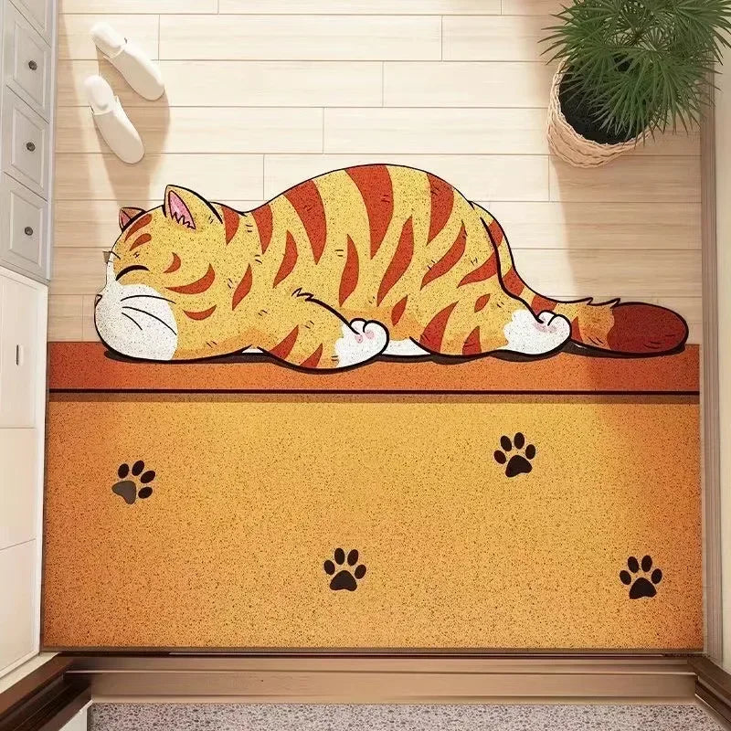 Cat Dog Welcome Mat