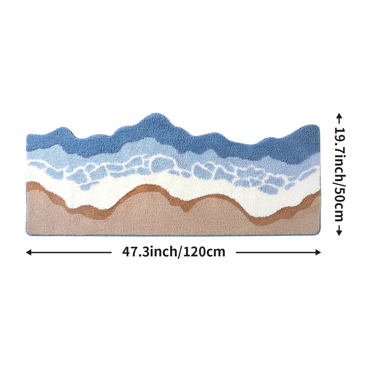 Hand-Tufted Wave Area Rug